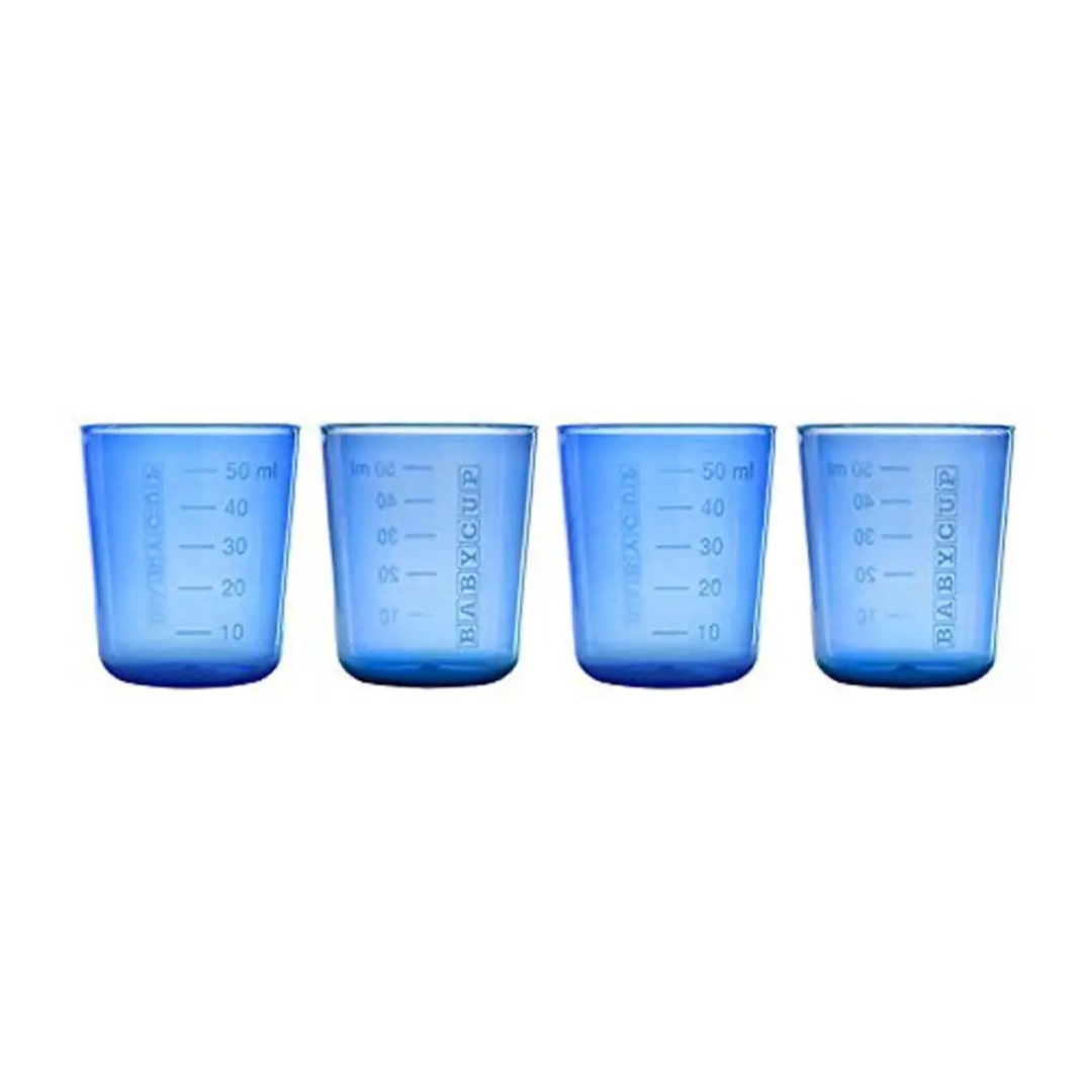 Babycup Babycup vasos para bebé - Set de 4 vasos multicolor - FresaBanana
