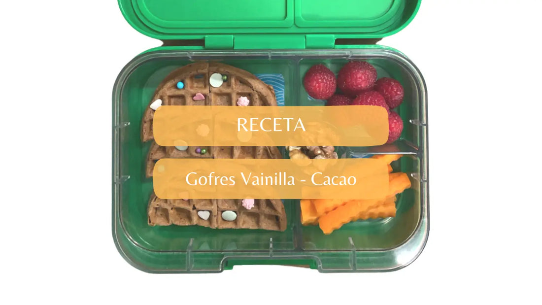 Receta de Gofres de Vainilla con Cacao