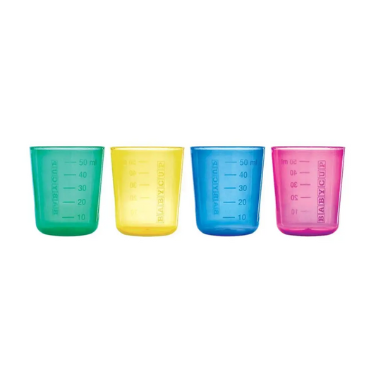 Óculos bebê Babycup - Conjunto de 4 copos multicoloridos