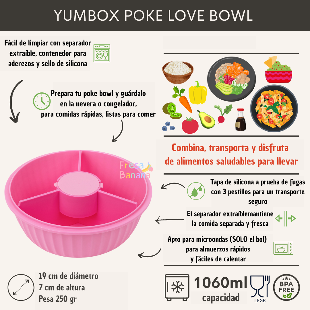 Yumbox Poke Bowl - Goyave Rose