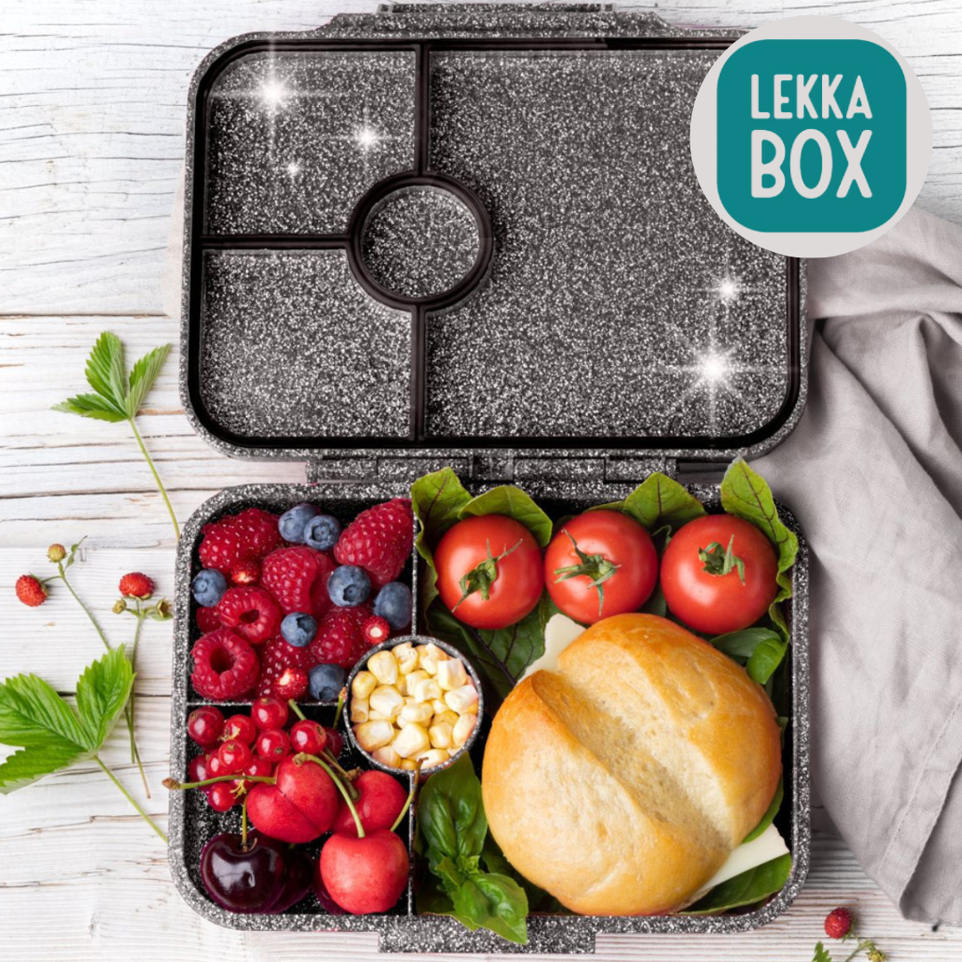 Boîte à lunch Lekkabox Glamour - Noir