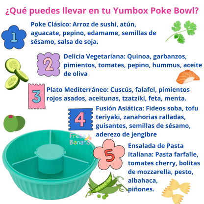 Poke Bowl Yumbox - Paradise Aqua