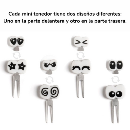 Mini Tenedores Lekkabox - Ojos