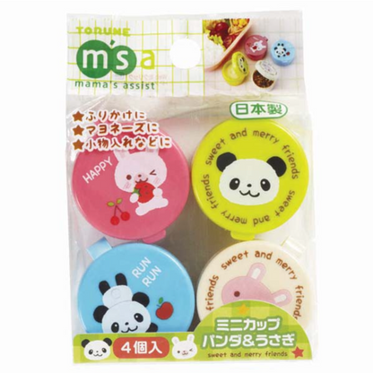 Mini Contenedores para aderezos Torune - Panda & Rabbit