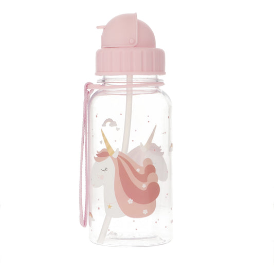 Botella con pajita - Magical Unicorn