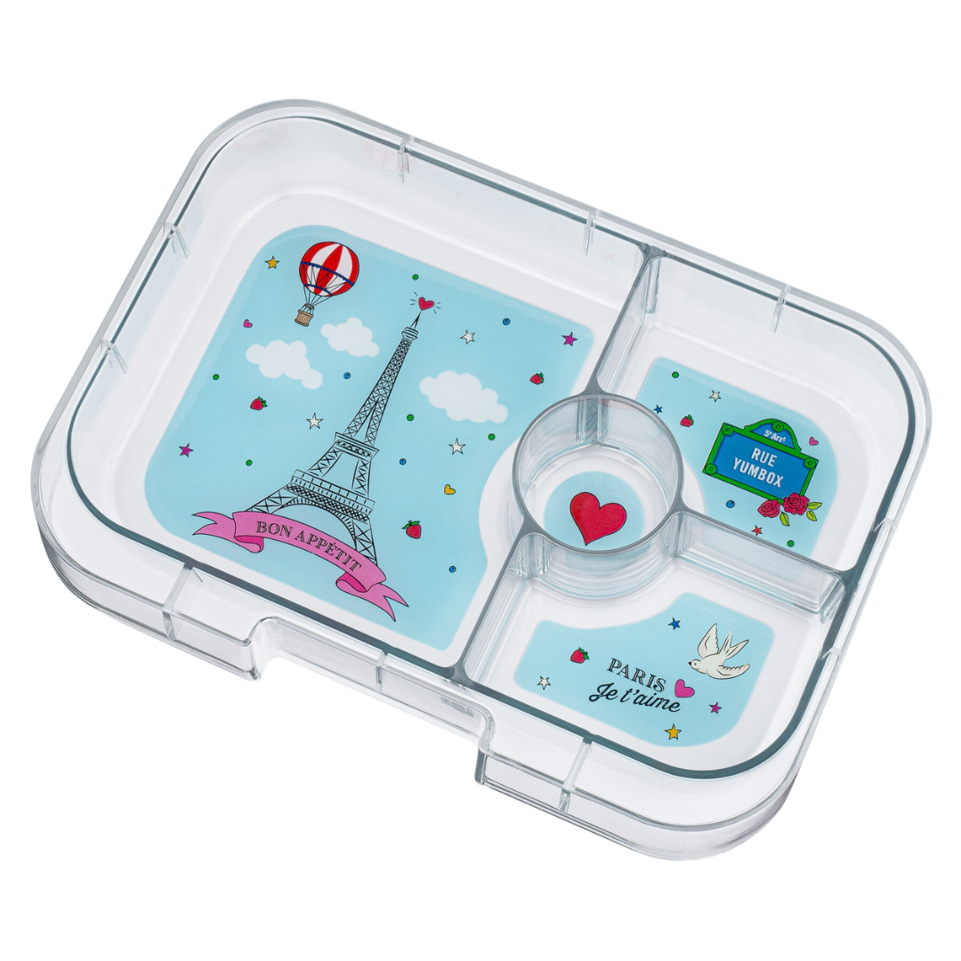 Plateau pour Yumbox Panino 4 compartiments - Paris Je T'aime