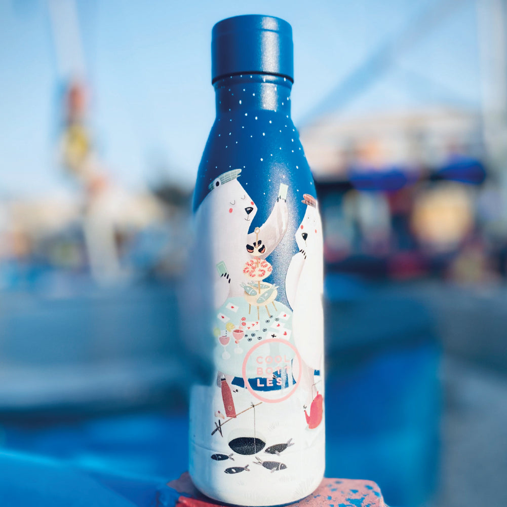 Botella Térmica Cool Bottles 350ml - Polar Bears