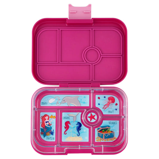 Yumbox Original Lunch Box 6 Seções - Fifi Pink Paris Je t'aime