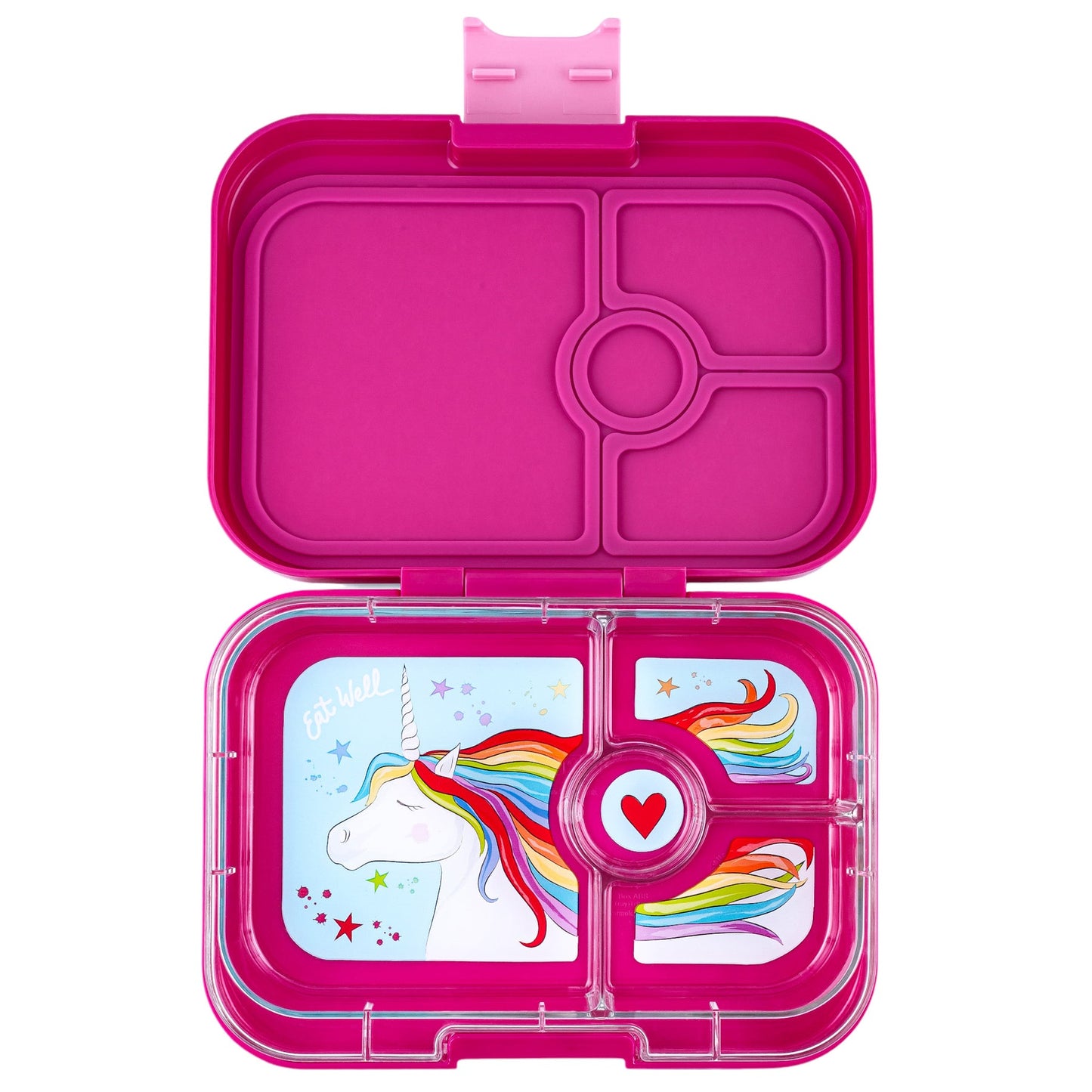 Yumbox Panino lancheira 4 seções - Fifi Pink Paris Je t'aime