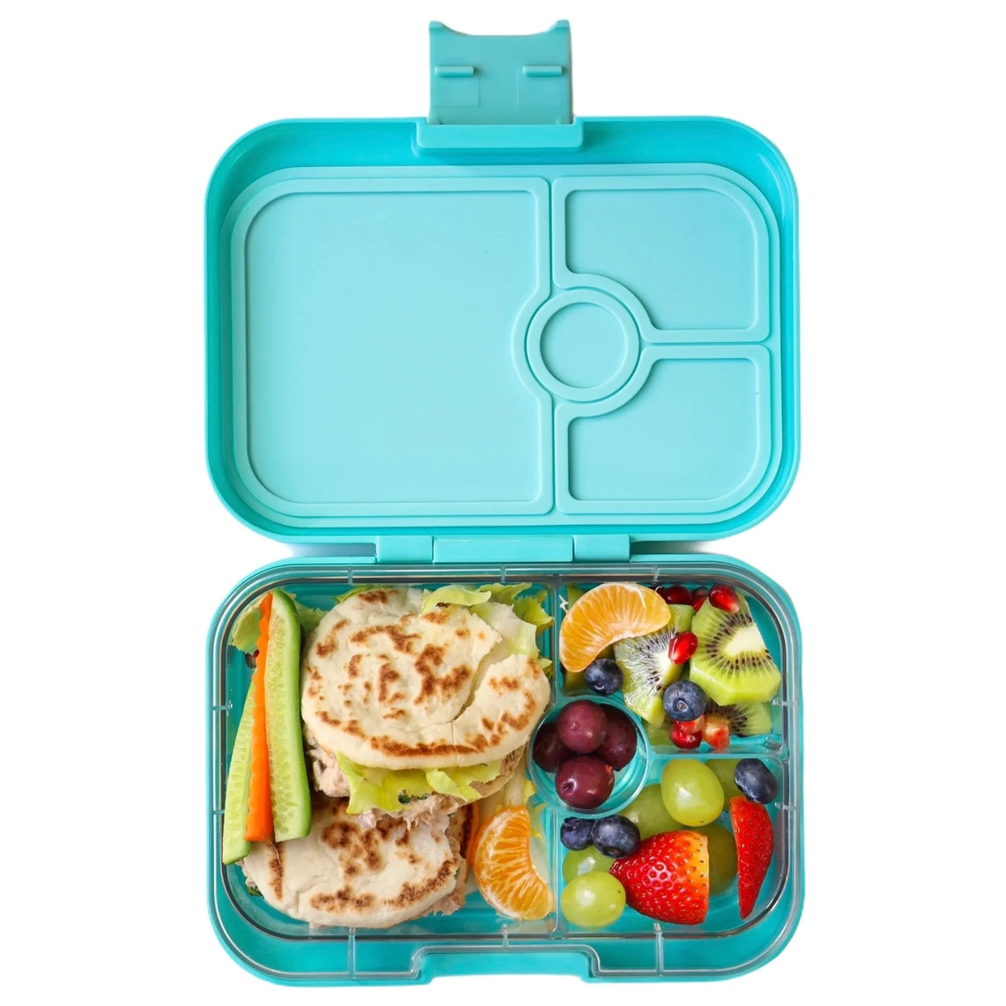 Yumbox Panino lancheira 4 seções - Fifi Pink Paris Je t'aime