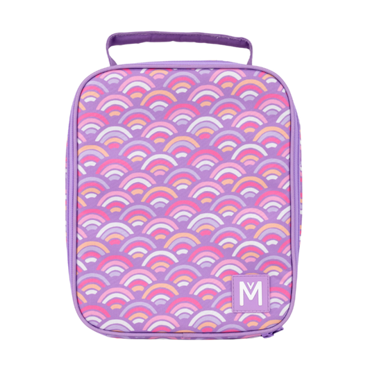 Bolsa de merienda Térmica Grande MontiiCo - Rainbow Roller