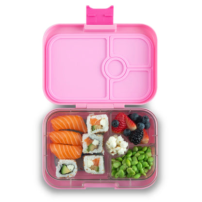 Yumbox Panino lancheira 4 seções - Fifi Pink Paris Je t'aime