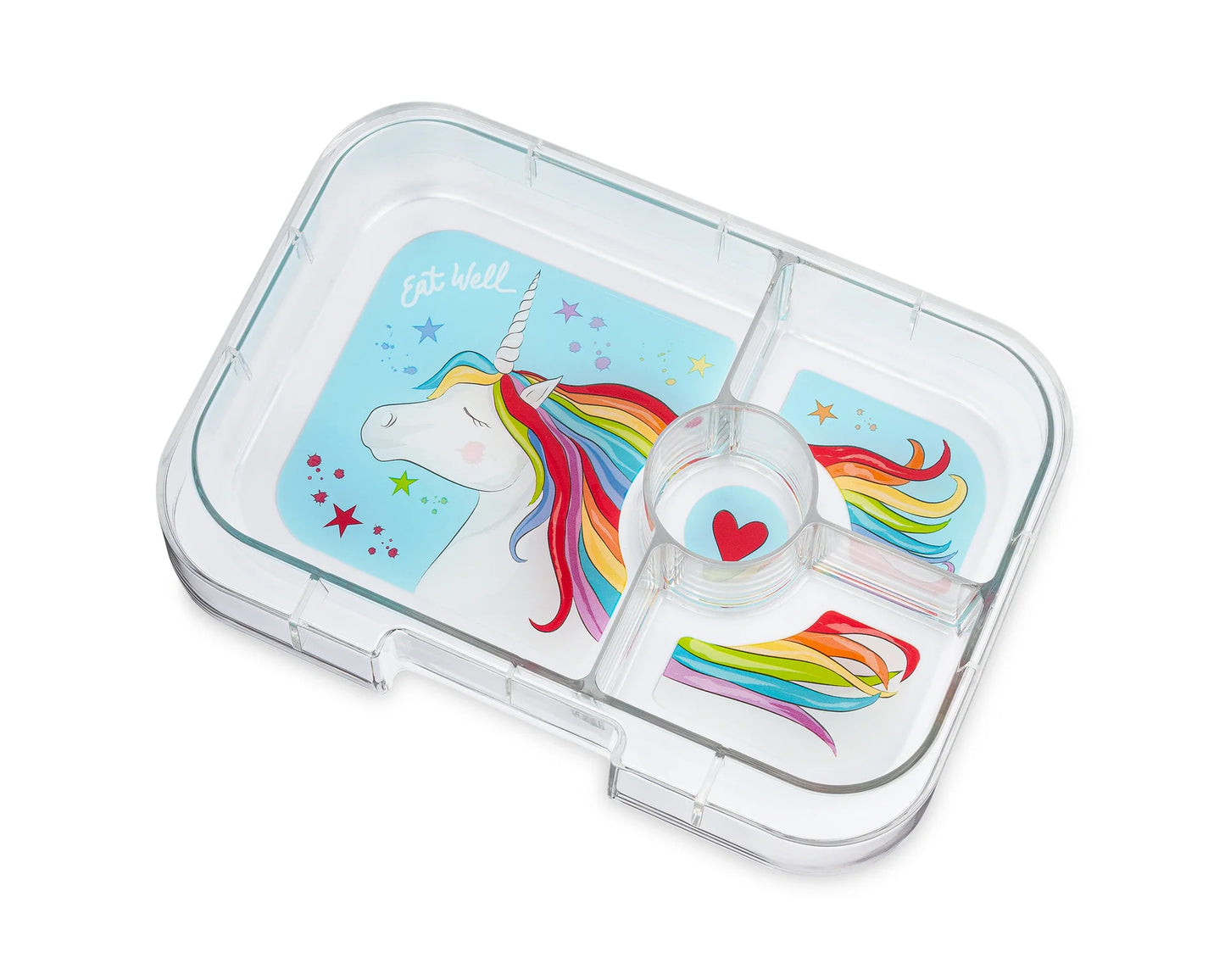 Fiambrera Yumbox Panino 4 secciones - Power Pink Unicorn