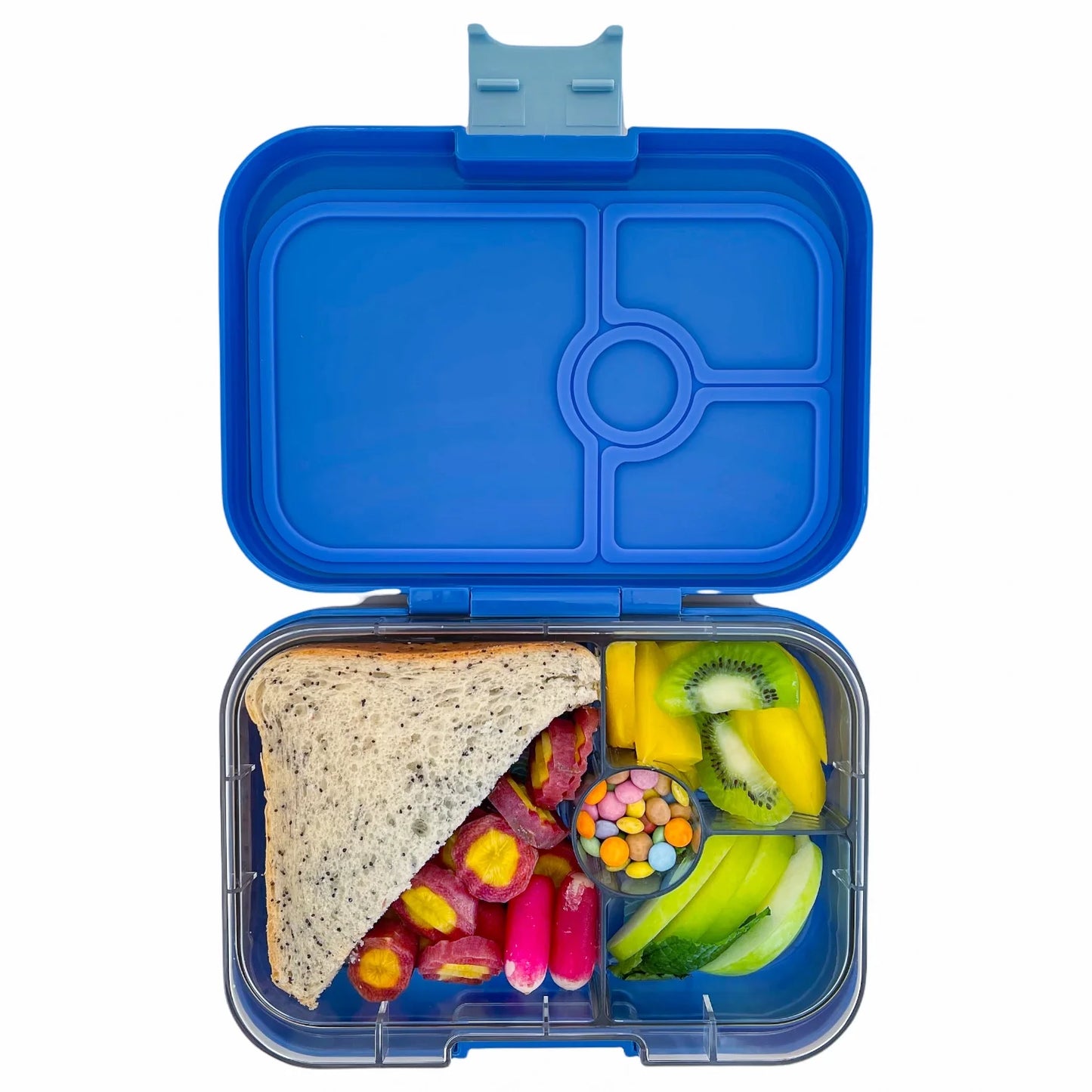 Yumbox Panino lancheira 4 seções - Fifi Pink Paris Je t'aime