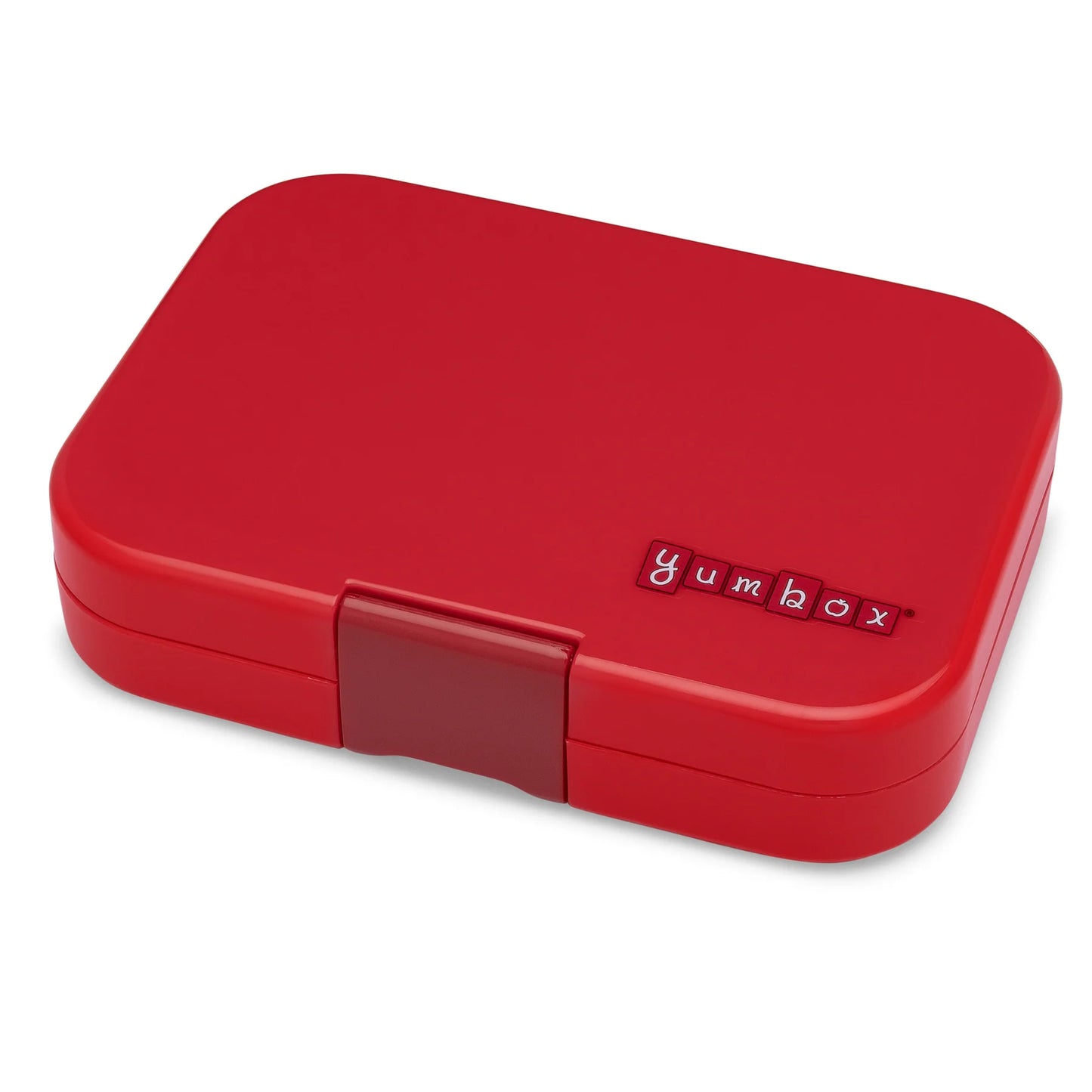 Fiambrera Yumbox Panino 4 secciones - Wow Red Dinosaur