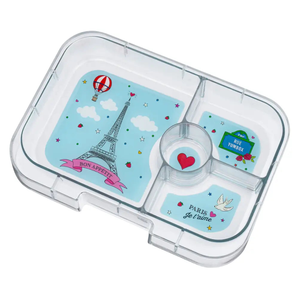 Bandeja para Yumbox Panino 4 secciones - Paris Je T’aime