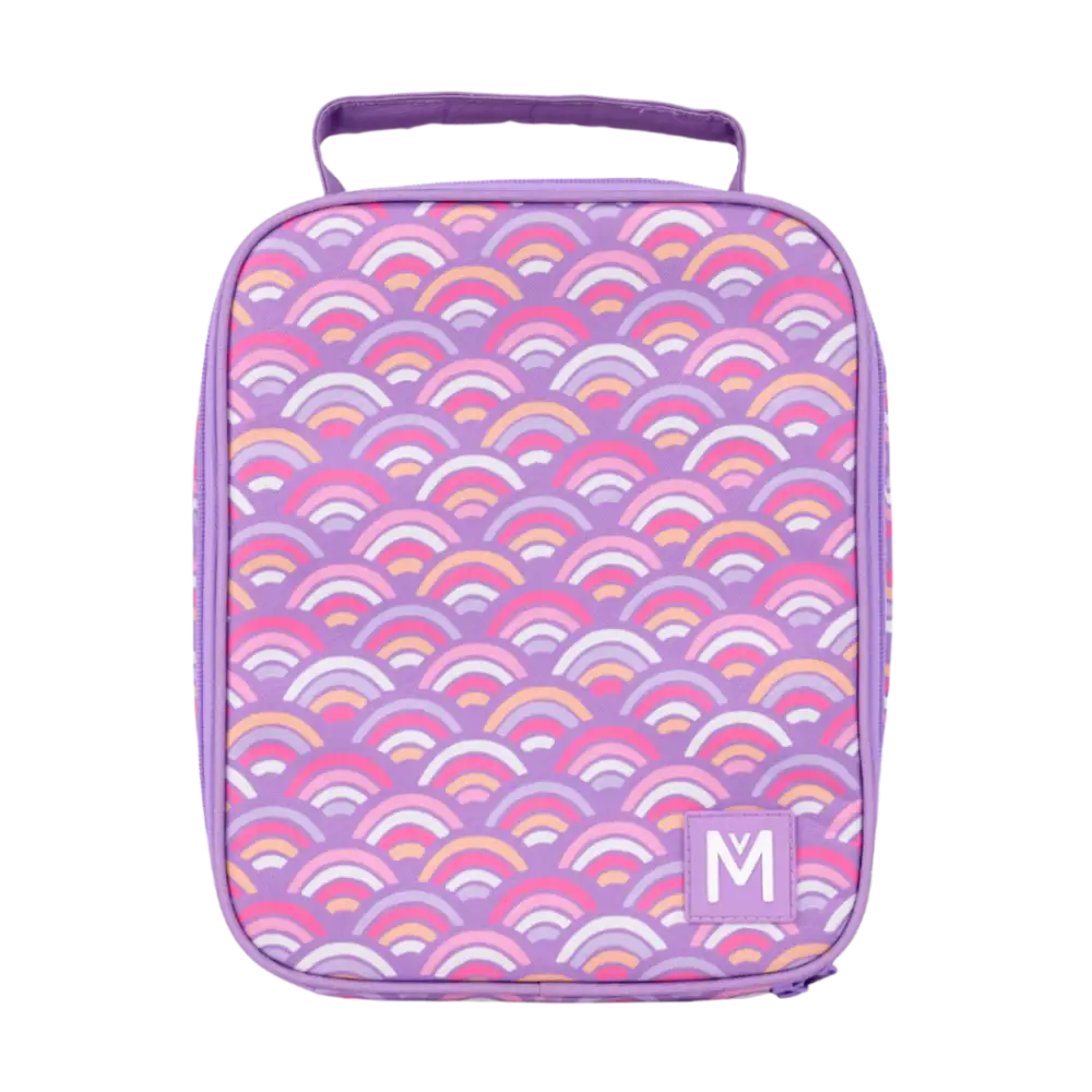 Bolsa de merienda Térmica Grande MontiiCo - Rainbow Roller