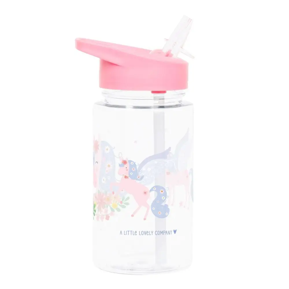 BOTELLA UNICORNIO PAJITA 450ML