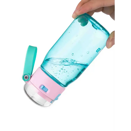 Botella Zoku Flip Gulp - Aqua 475ml - Aqua - Zoku