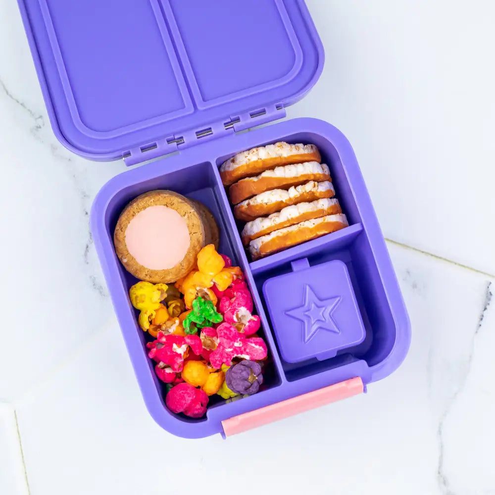 Cajas Bento Sorpresa Set de 2 Little Lunch Box Co - Grape