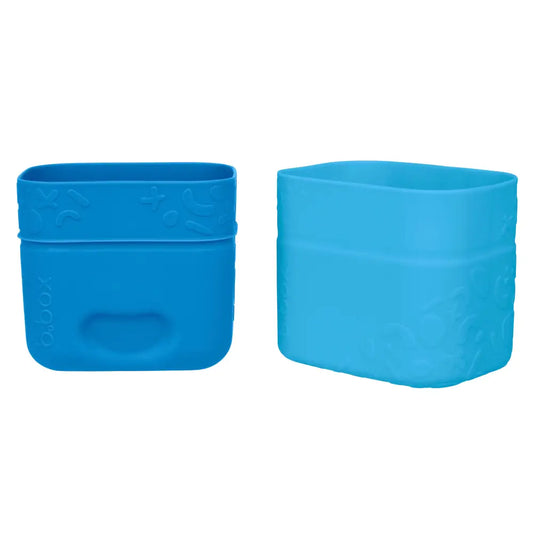 Cubos de Silicona para Snacks B.Box Set de 2 - Ocean - Azul