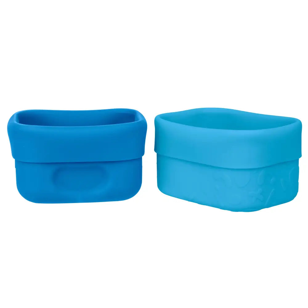 Cubos de Silicona para Snacks B.Box Set de 2 - Ocean - Azul