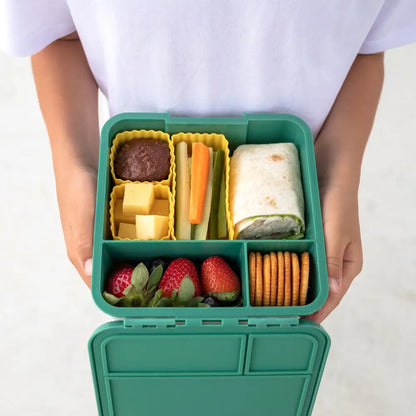 Fiambrera Bento 3 Little Lunch Box Co - Apple - Verde