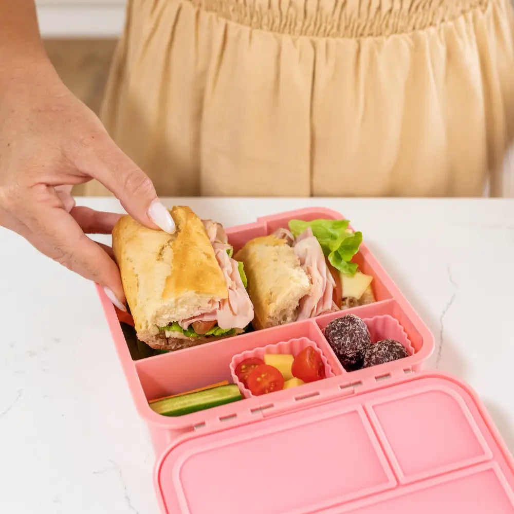 Fiambrera Bento 3 Little Lunch Box Co - Strawberry - Rosa