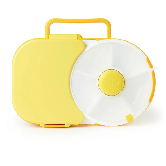 Fiambrera con Spinner para Snacks Göbe - Amarillo