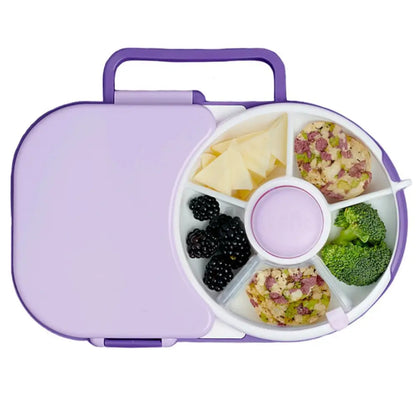 Fiambrera con Spinner para Snacks Göbe - Morado - Morado