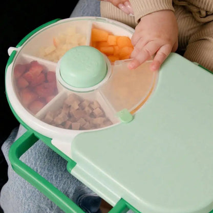 Fiambrera con Spinner para Snacks Göbe - Verde - Verde