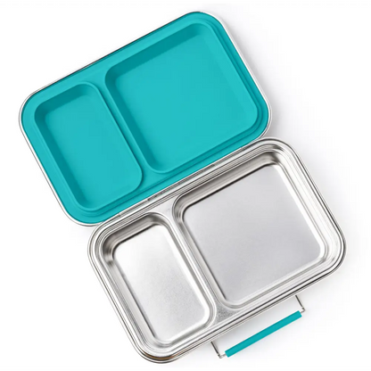 Fiambrera de Acero Inoxidable Lekkabox Duo - Teal - Teal