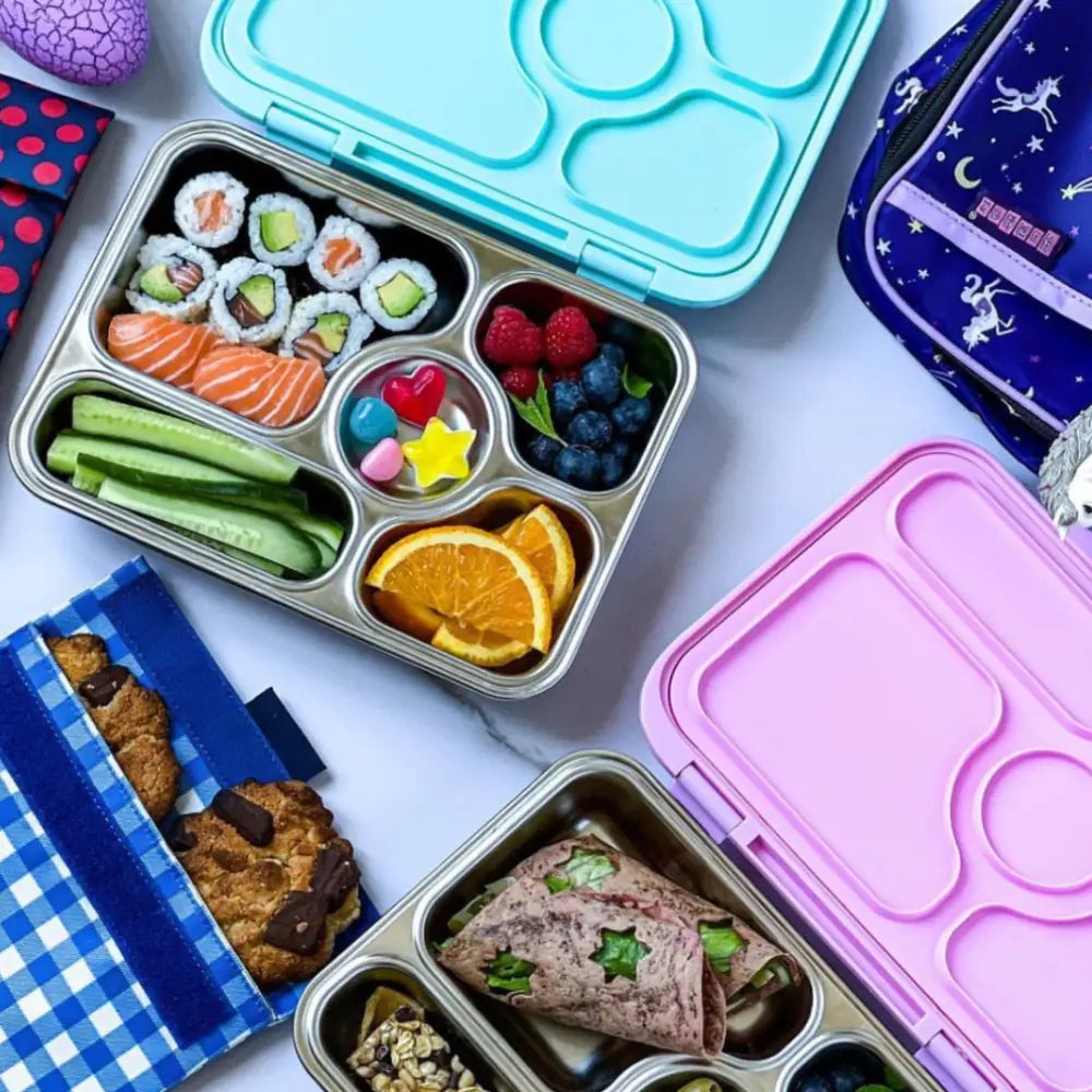 Fiambrera de Acero Inoxidable Yumbox Presto - Tulum Aqua