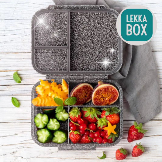 Fiambrera Lekkabox Mini Glamour - Negro - Negro - Lekkabox