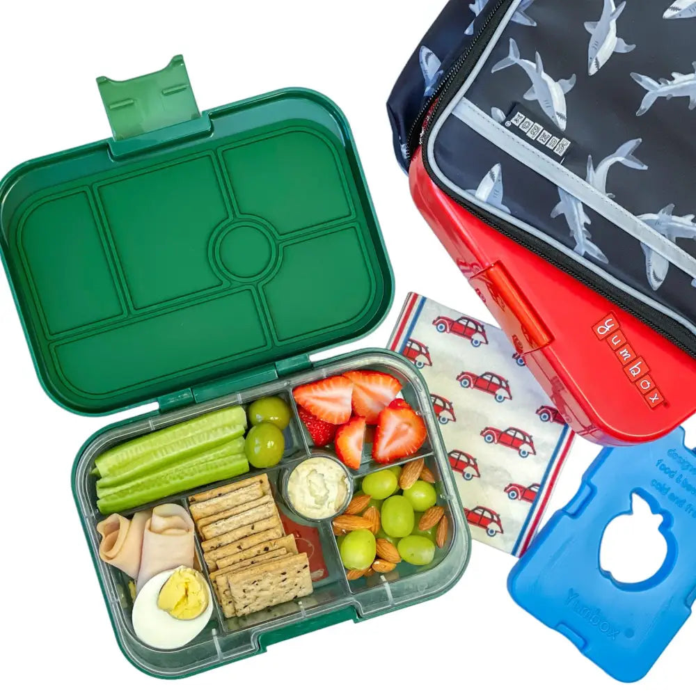 Fiambrera Yumbox Original 6 secciones - Explore Green -