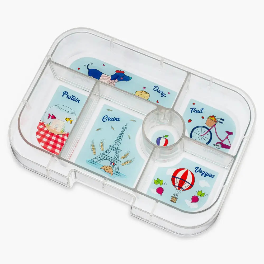 Fiambrera Yumbox Original 6 secciones - Hazy Gray Paris