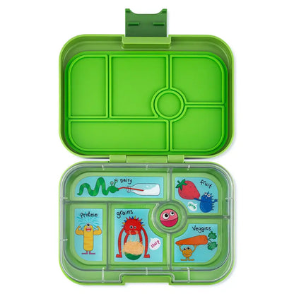 Fiambrera Yumbox Original 6 secciones - Matcha Green Funny