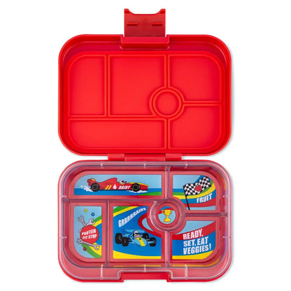 Fiambrera Yumbox Original 6 secciones - Roar Red Race Cars