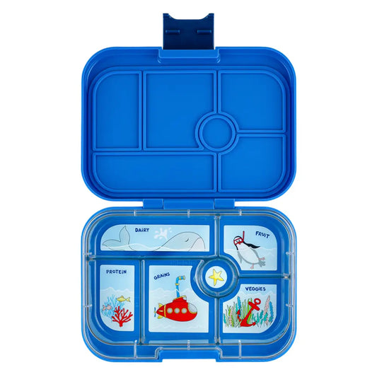 Fiambrera Yumbox Original 6 secciones - Surf Blue - Azul -