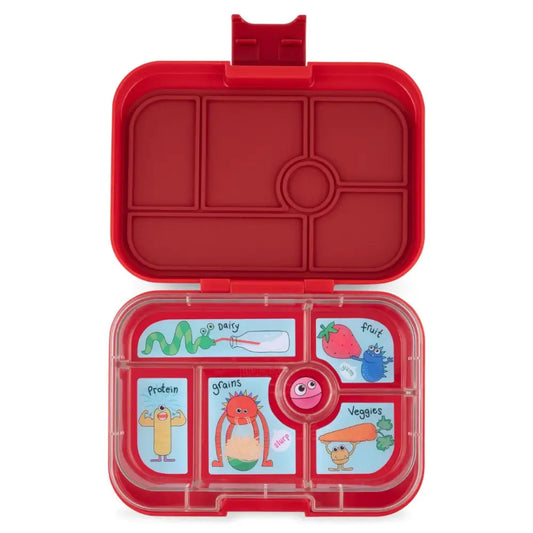 Fiambrera Yumbox Original 6 secciones - Wow Red Funny