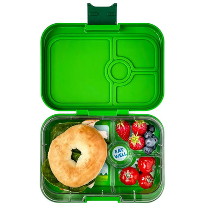 Fiambrera Yumbox Panino 4 secciones - Jurassic Green