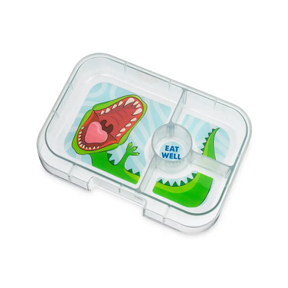 Fiambrera Yumbox Panino 4 secciones - Jurassic Green