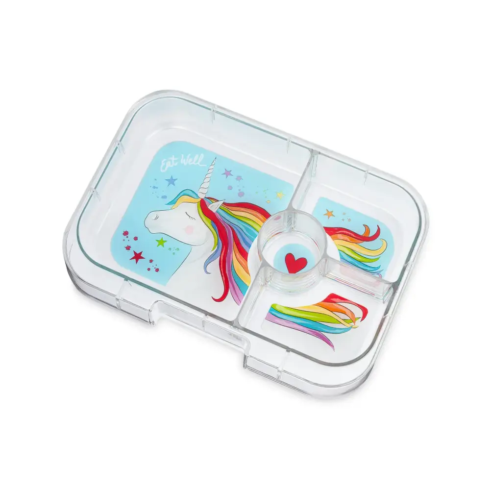 Fiambrera Yumbox Panino 4 secciones - Malibu Purple Unicorn