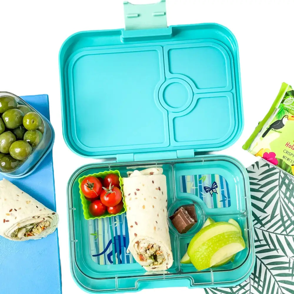 Fiambrera Yumbox Panino 4 secciones - Tropical Aqua Panther