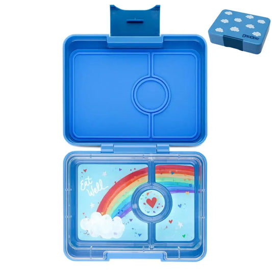 Fiambrera Yumbox Snack 3 secciones Decorada Nubes - Sky