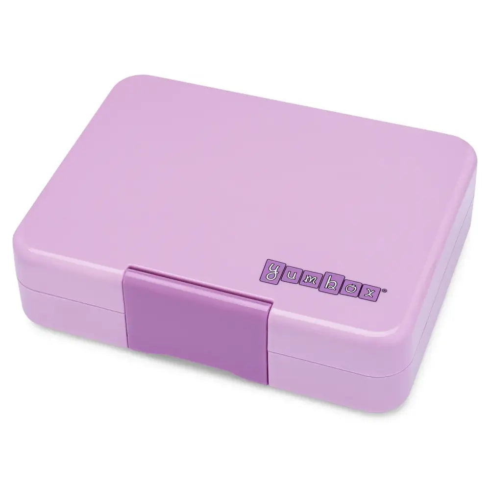 Fiambrera Yumbox Snack 3 secciones - Lulu Purple Rainbow