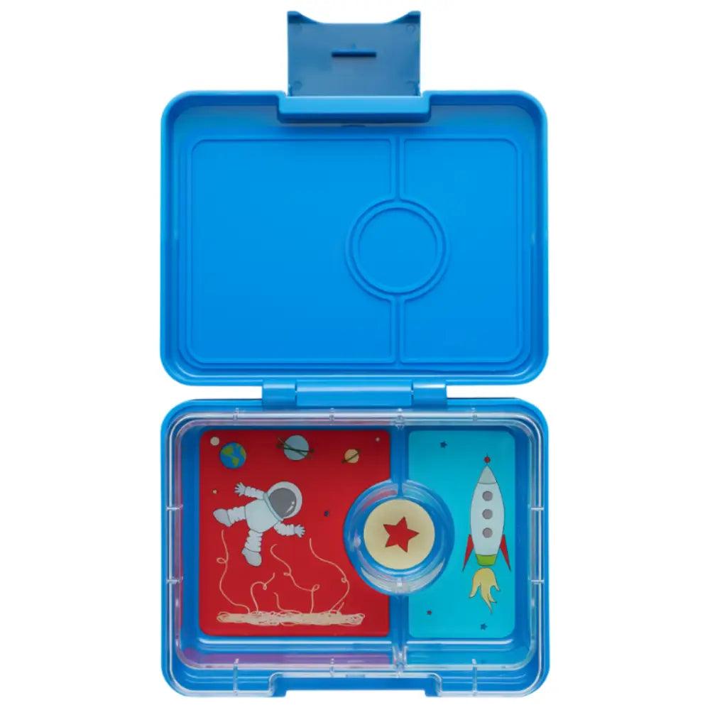 Fiambrera Yumbox Snack 3 secciones - Surf Blue Rocket