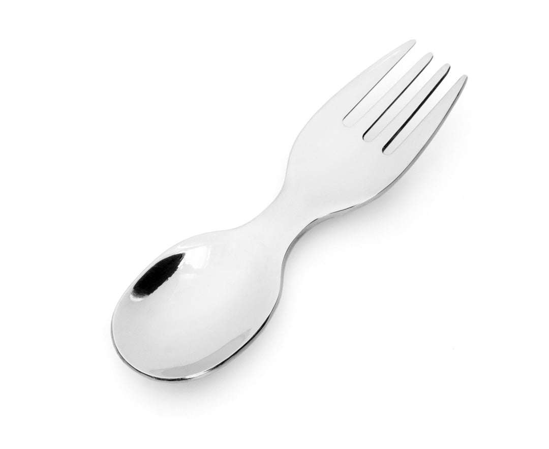 Mini cuchara & tenedor de acero inoxidable Lekkabox