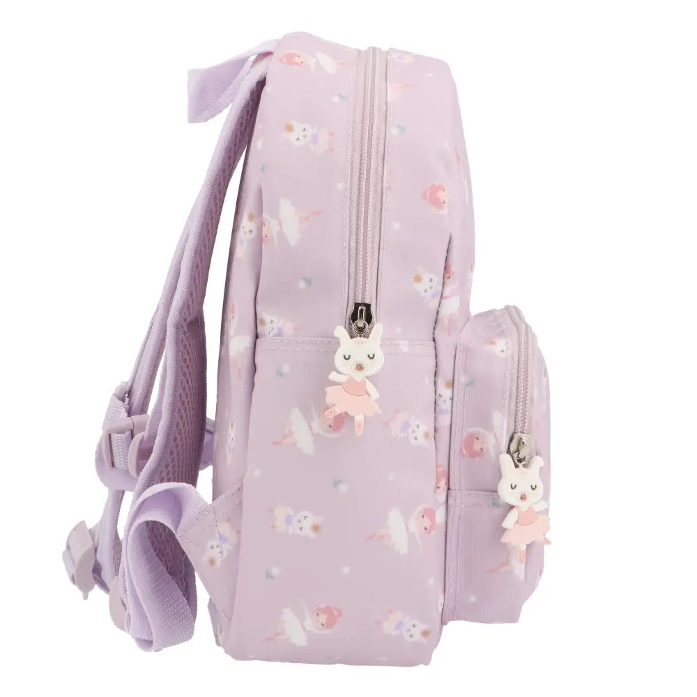 Mochila para almuerzo o merienda - Ballet - Morado - Tutete