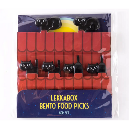 Pinchitos Tenedores Lekkabox - Gatos - Negro - Lekkabox